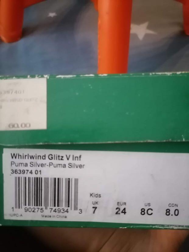 Puma whirlwind glitz v inf hotsell