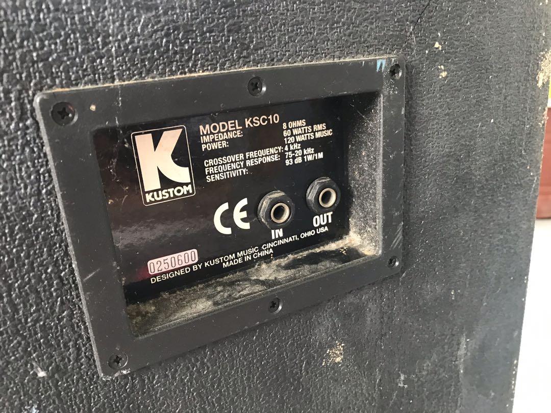 Kustom speakers cheap ksc10