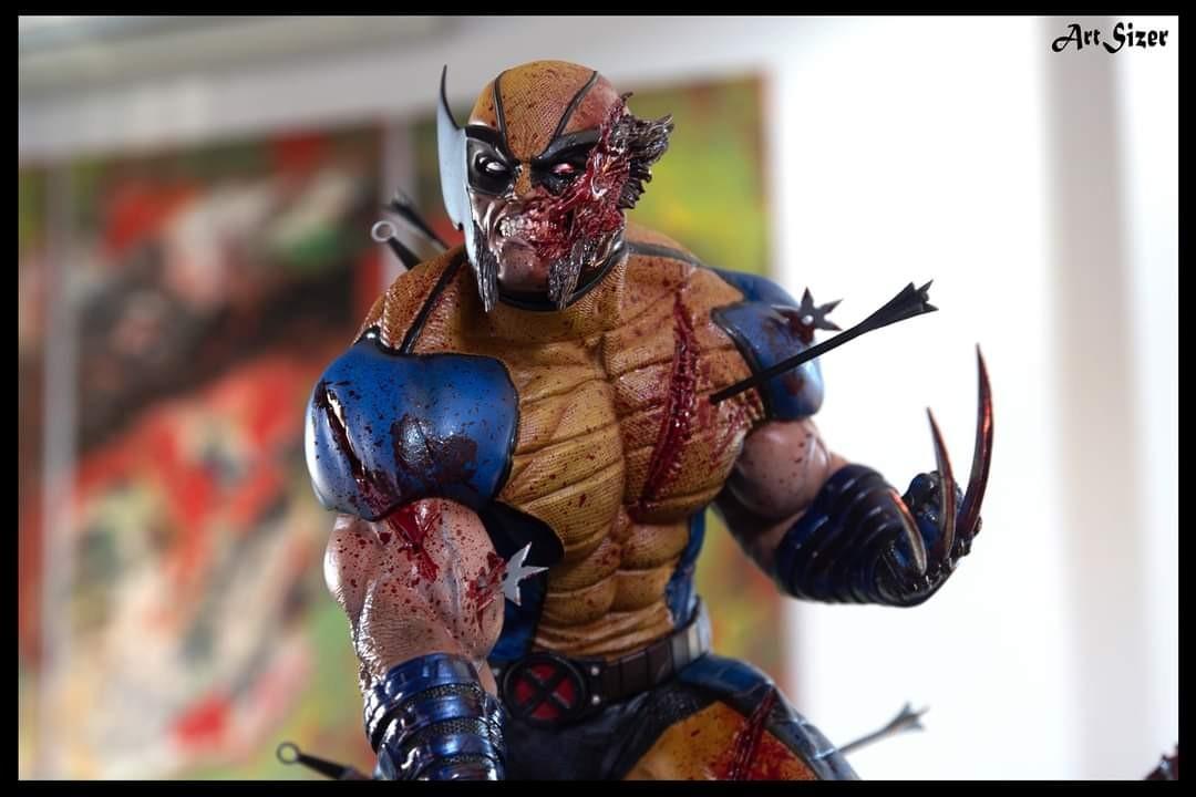 [LAST LEVEL] Wolverine vs Ninjas Statue, Hobbies & Toys, Toys & Games ...