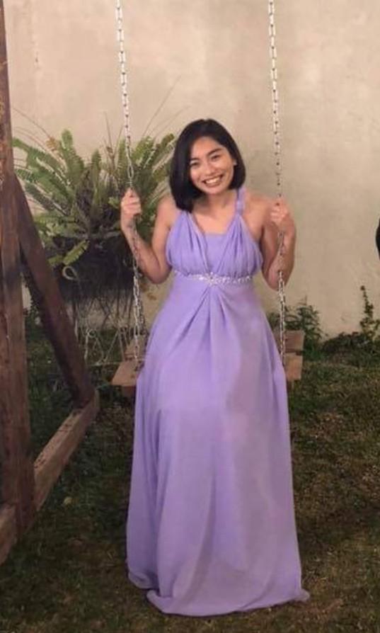 Lavender Chiffon Infinity Dress
