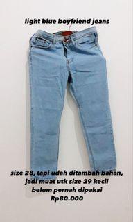 Light Blue Boyfriend Jeans