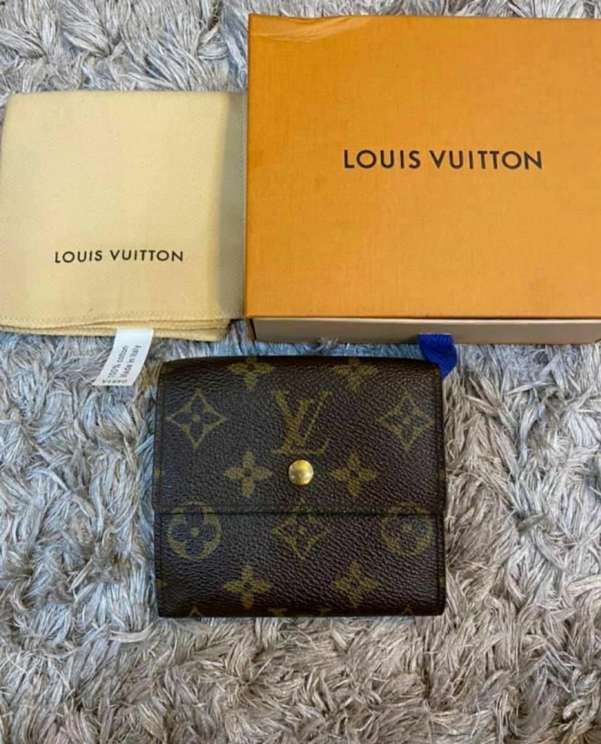 Authentic Louis Vuitton Monogram Portefeiulle Elise Trifold Wallet Luxury  Bags  Wallets on Carousell