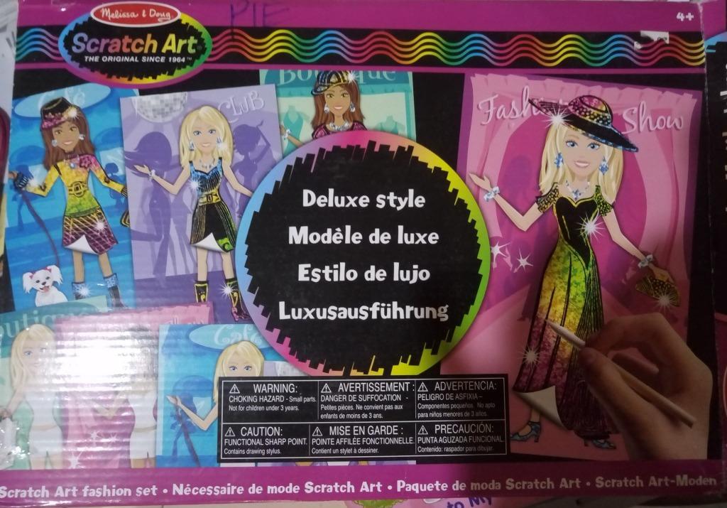 Melissa & Doug Scratch Art (Category: Art & Prints) located in Quezon City. Submitted by cold_chain (Listing ID 1087679969, Image 1). Description: With remaining 4 Scratch Art.
