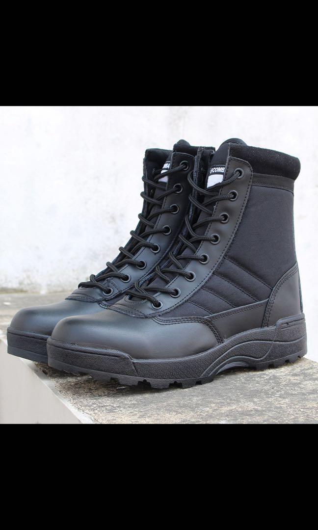 Tactical boots for men near me clearance