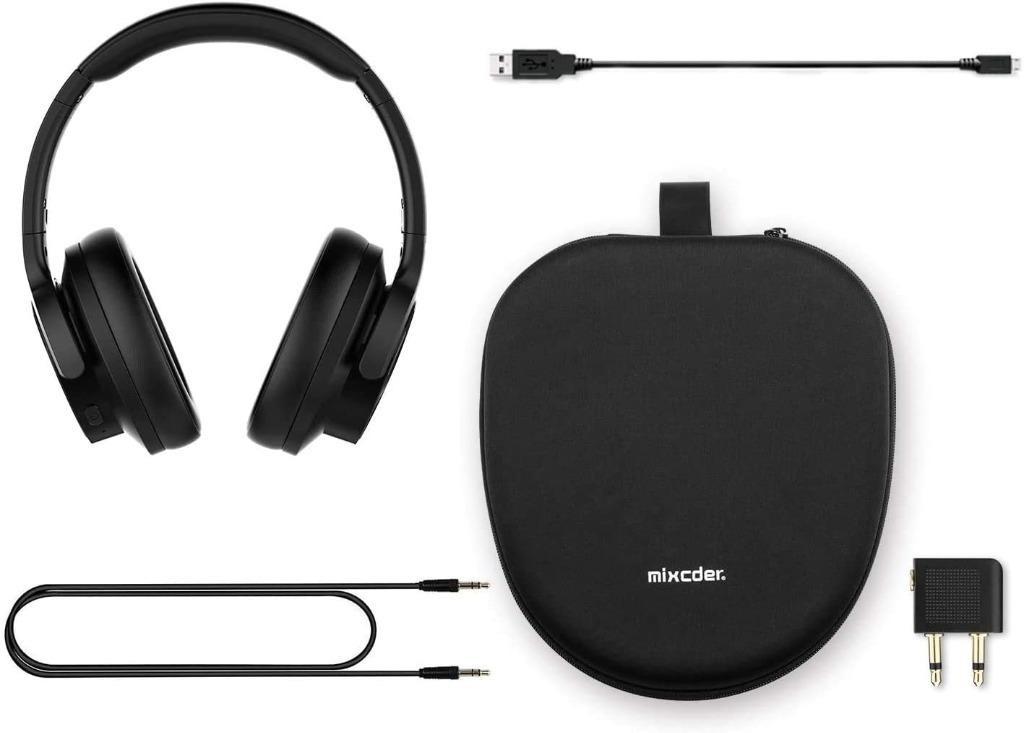 Mixcder E9 Active Noise Cancelling Headphones Wireless Bluetooth 5.0 2020 Upgrade Foldable Headphones Fast Charge 35H Play Time Black Audio Headphones Headsets on Carousell