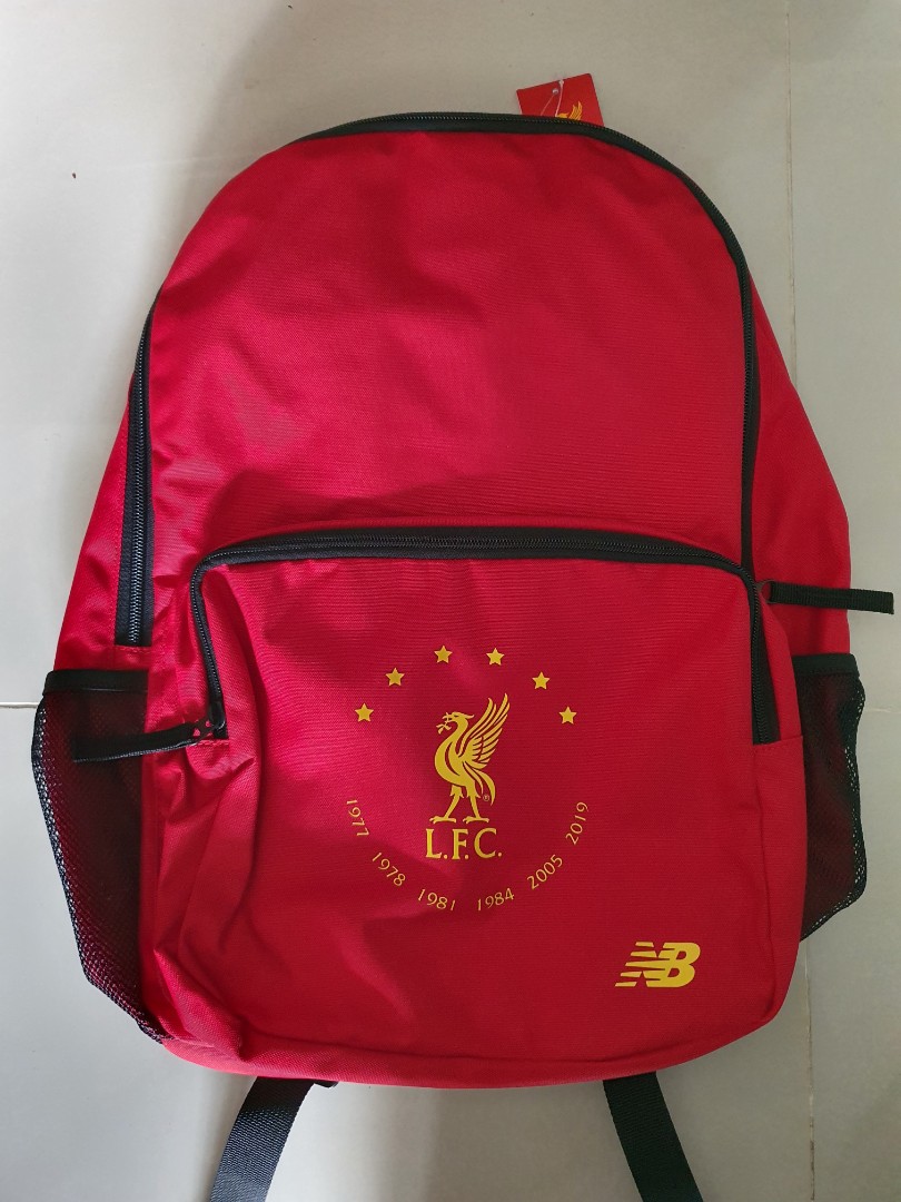 New Balance Liverpool FC 6 Times Backpack Bag Men s Fashion Bags Backpacks on Carousell