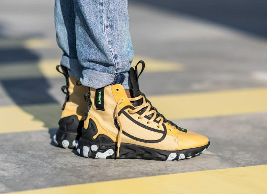 Nike React Ianga Fesyen Pria Sepatu Sepatu Boot di Carousell