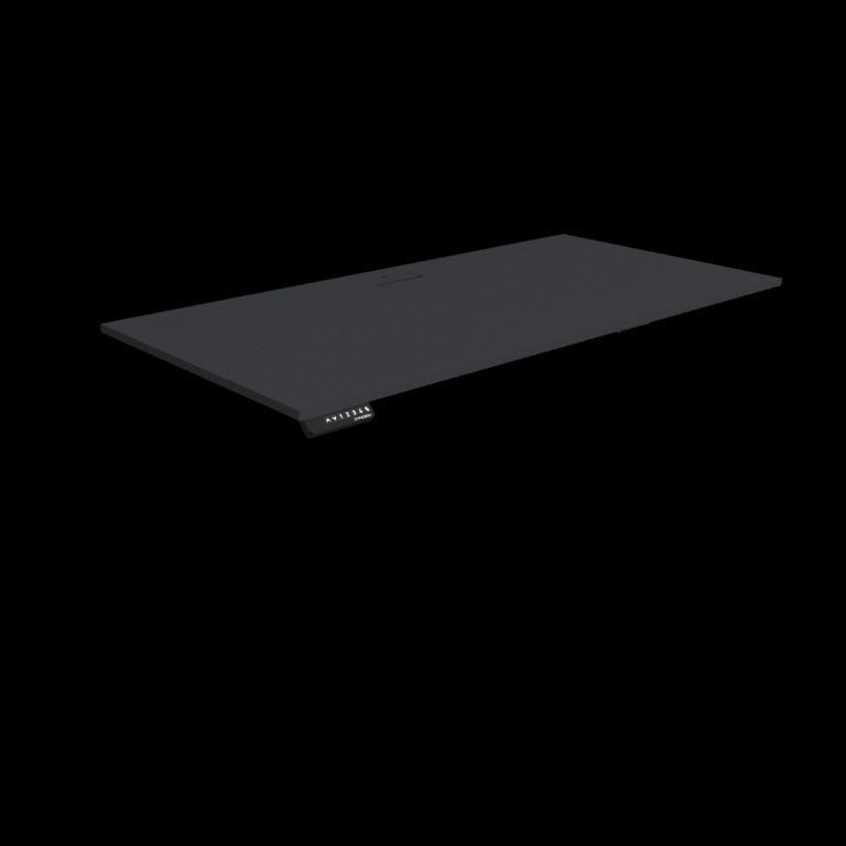 Omnidesk Black Table Top (Straight edge 60" x 30"), Furniture & Home