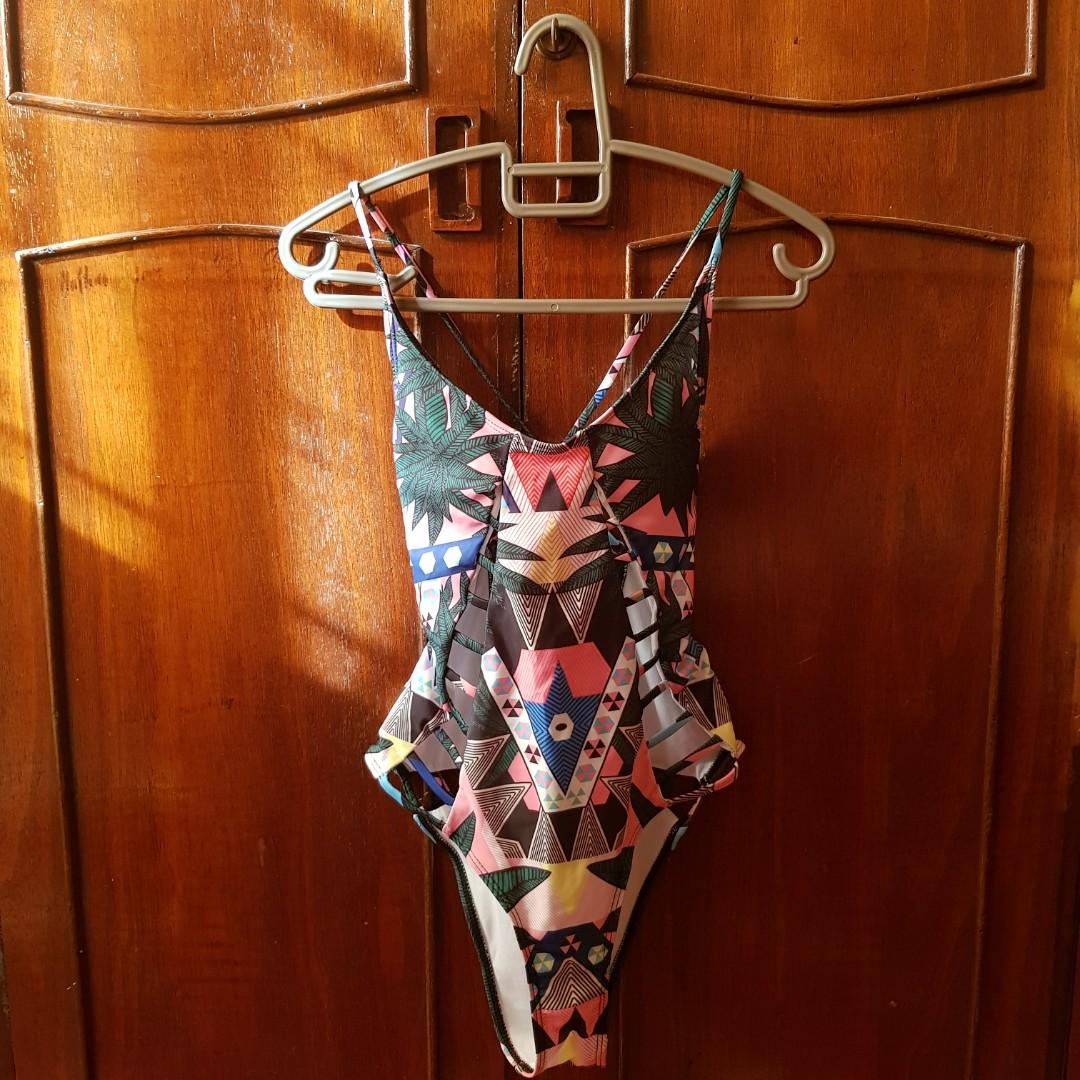 Preloved Aztec Print One Piece Swimsuit Women S Fashion Swimwear Bikinis Swimsuits On Carousell Preloved Aztec Print One Piece Swimsuit Women S Fashion Swimwear Bikinis Swimsuits On Carousell