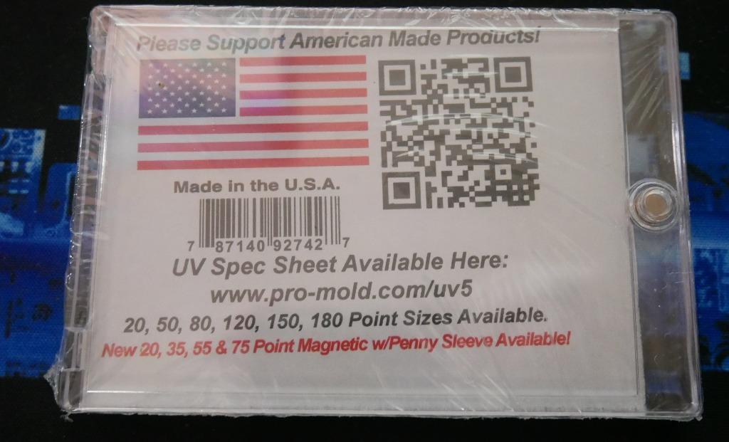 PRO Mold Magnetic Case with sleeves 35pt for Cards (Category: Trading Cards Accessories) located in Binan City. Submitted by jack.jack6 (Listing ID 1087723091, Image 2). Description: PRO Mold Magnetic Case with sleeves 35pt for Cards Fits 35pt cards with sleeves. 8pcs left cards posted are samples.