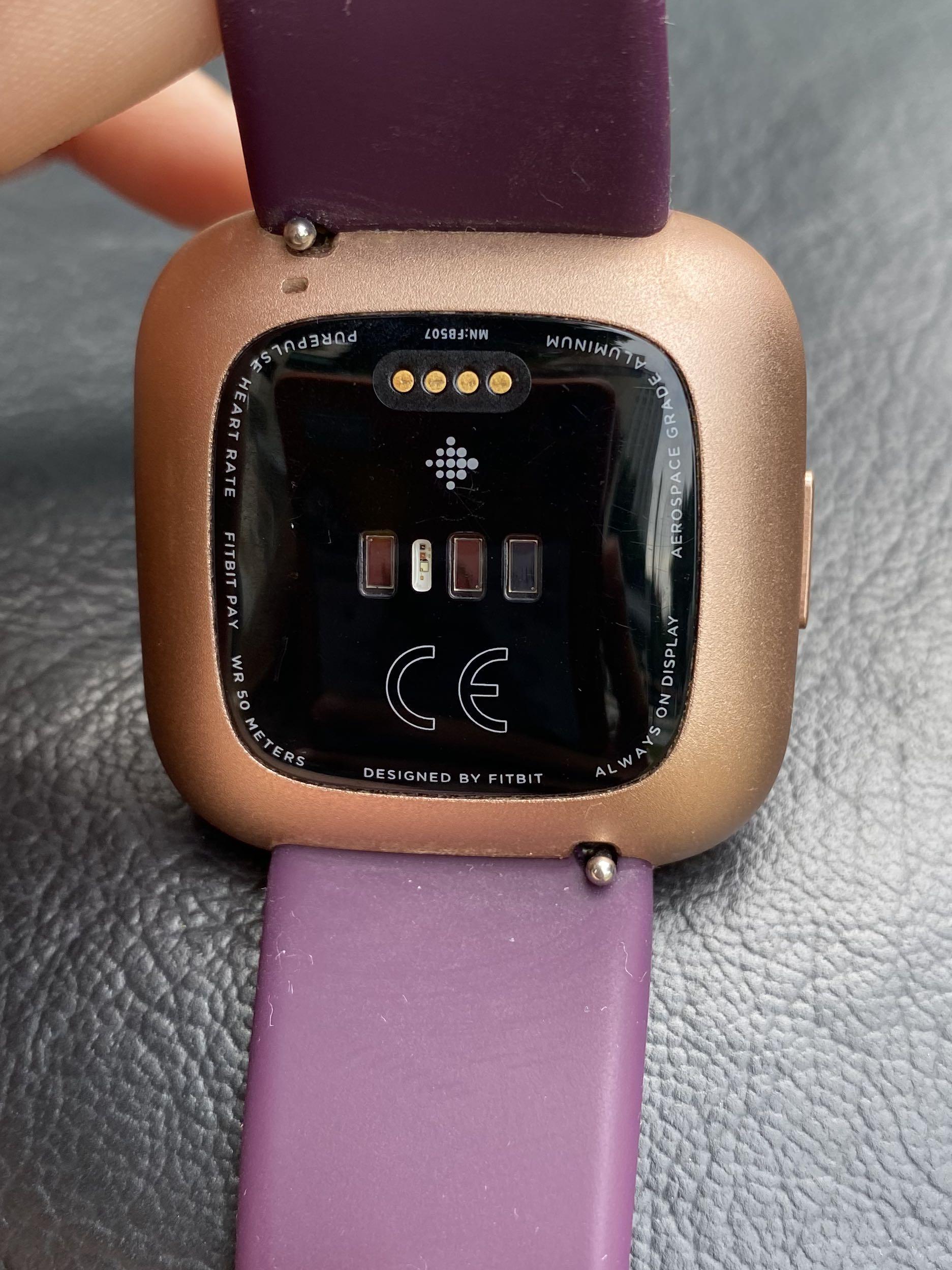 Fitbit versa 2 best sale purple rose gold