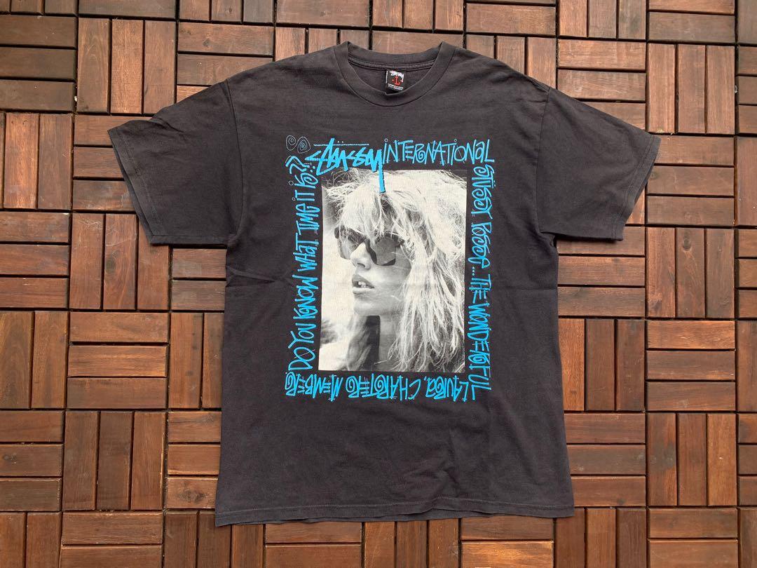 あの有名通販サイト 90s STUSSY LAURA Photo Printed T-shirt - トップス