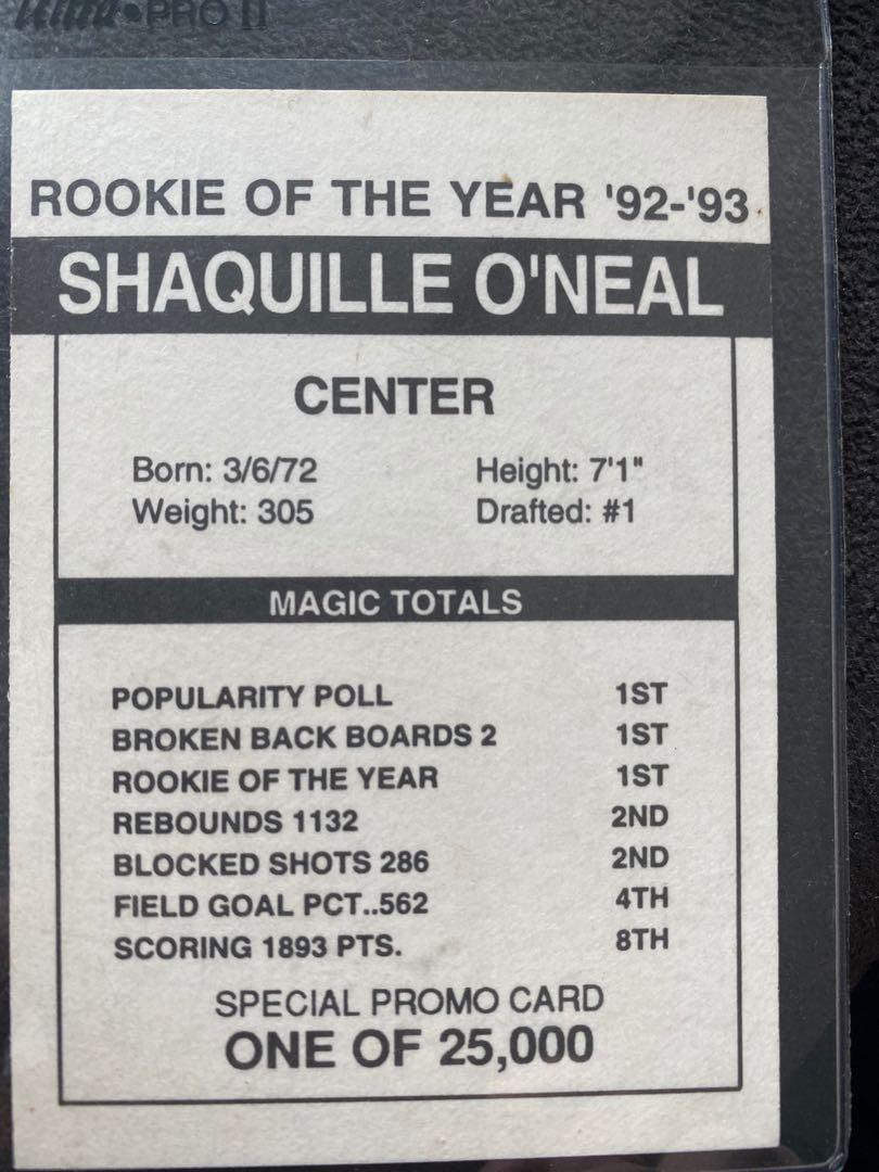 where to grade a pokemon card 2017 Dominion Shaquille O'Neal AUTO BRONZE /25 Shadowbox Signature main image 1