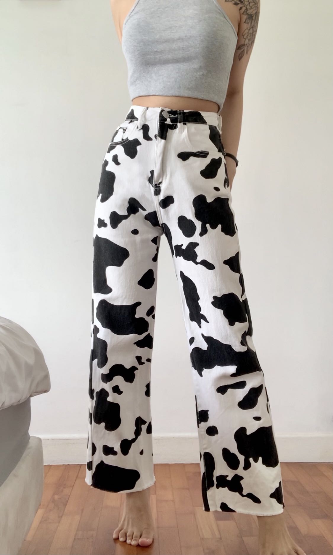 Shein patterned jeans clearance