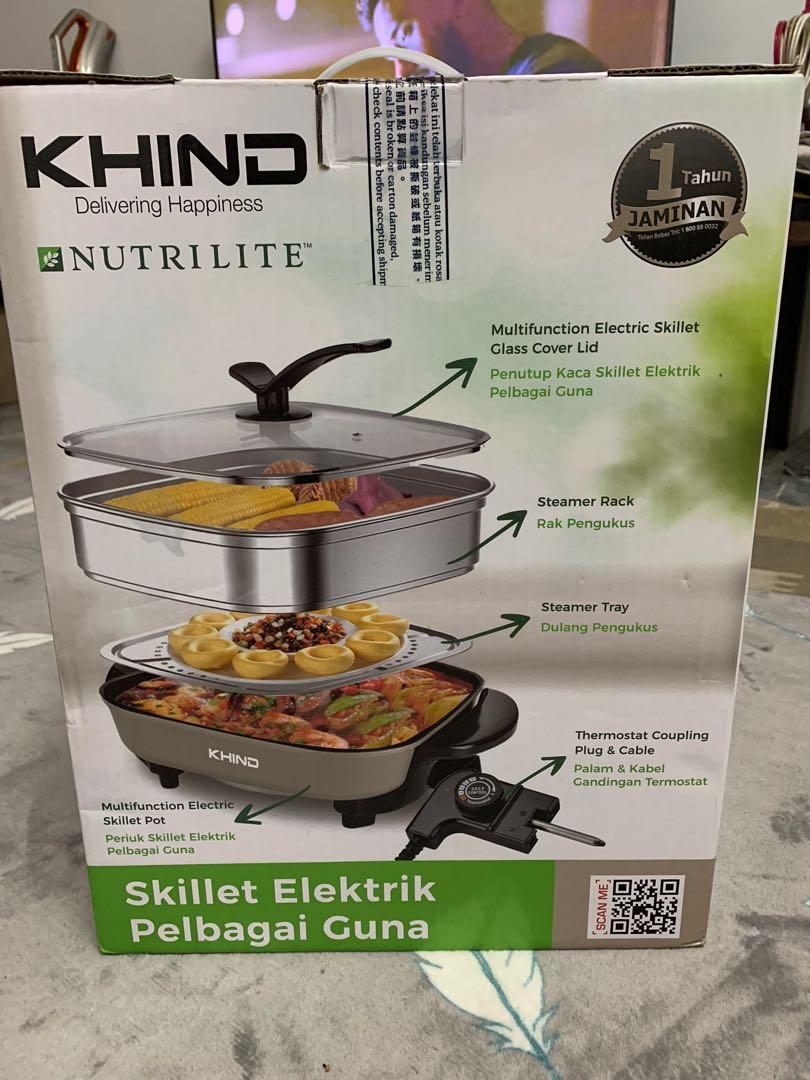 skillet multipurose steamboat n grill khind nutrilite