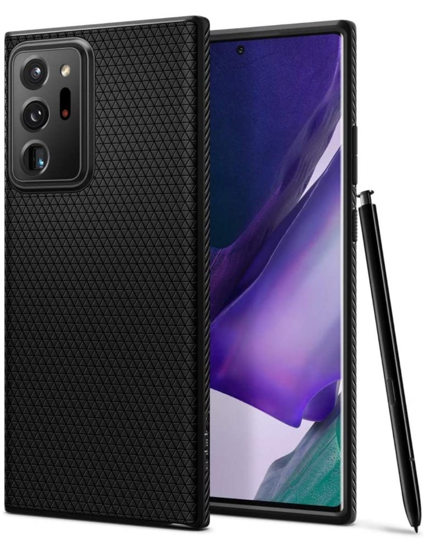 Spigen Ultra Liquid Air (Black) case for Note 20 Ultra, Mobile Phones