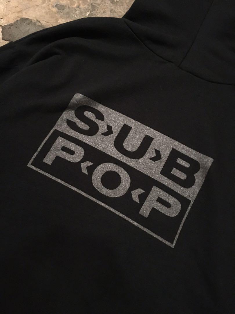 Sub Pop Records No Comment Pullover Hoodie (White) - トップス