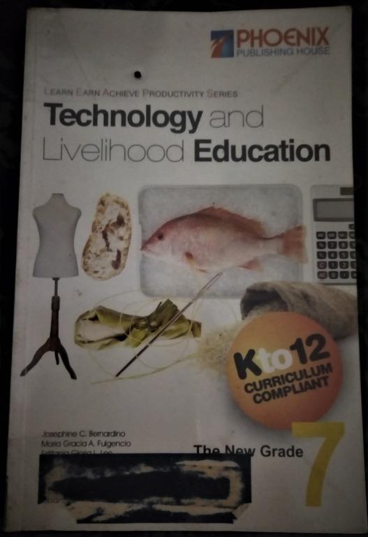 Technology and Livelihood Education Grade 7 (Category: Textbooks) located in Quezon City. Submitted by cold_chain (Listing ID 1087675023, Image 1). Description: .
