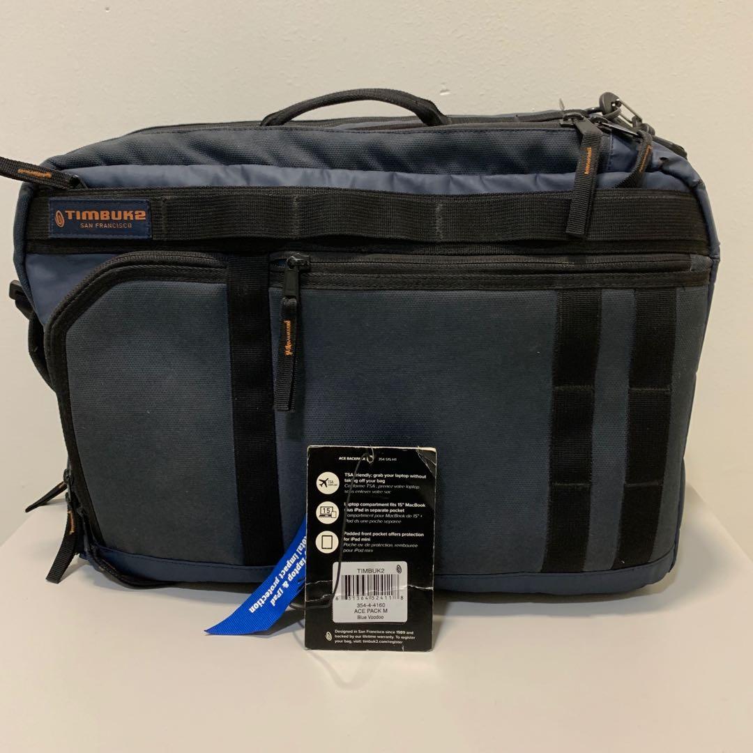 Timbuk2 Ace Pack M Convertible Messenger Backpack Briefcase