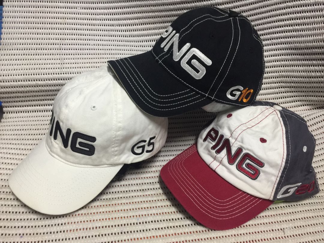 Topi golf PING, Fesyen Pria, Aksesoris 