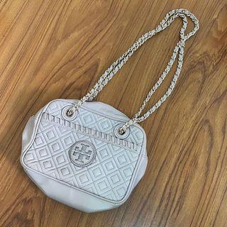 正品Tory Burch羊皮小方包鍊包