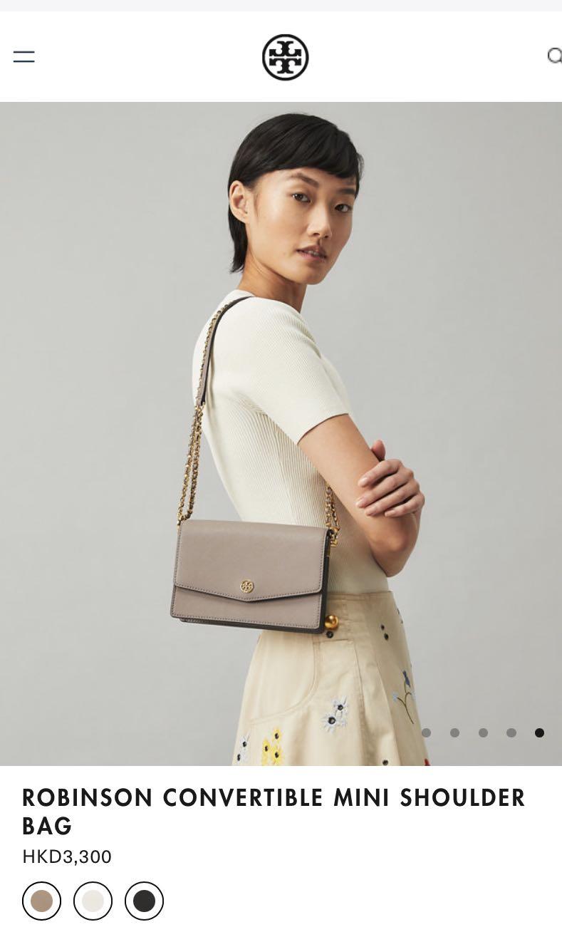 Tory burch robinson hot sale convertible mini shoulder bag