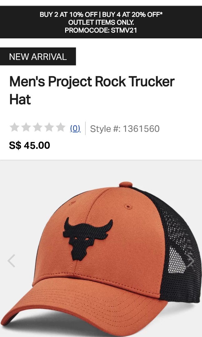 under armor trucker cap