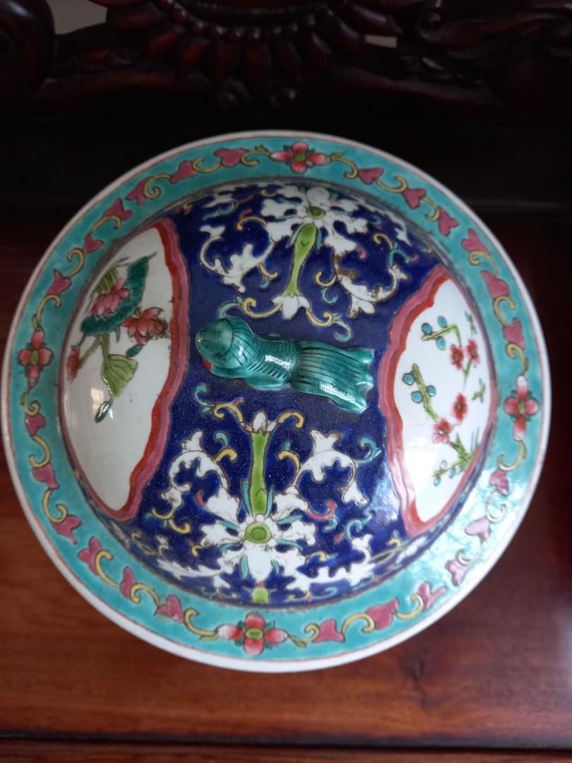 Vintage peranakan nonya porcelain kamcheng, Furniture & Home Living ...