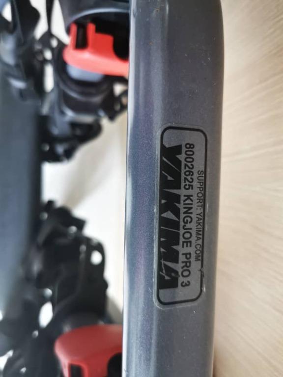 YAKIMA 8002625 KINGJOE PRO 3 BIKE RACK Sports Equipment Bicycles Parts Parts Accessories on Carousell