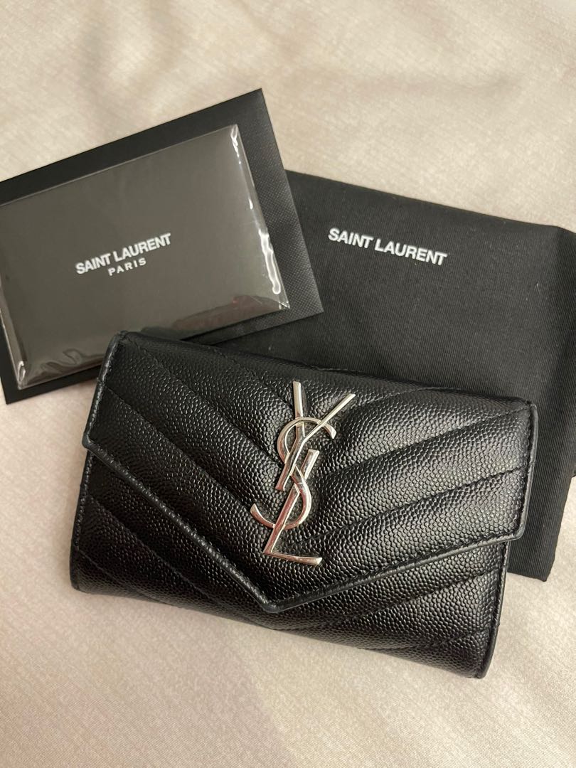 YSL Small Envelope Wallet, Luxury, Bags & Wallets on Carousell
