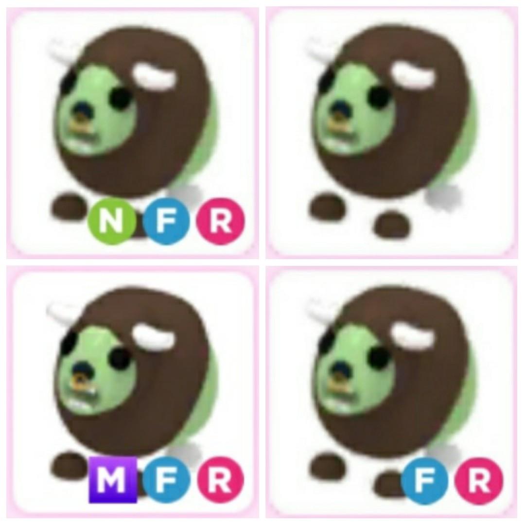 Zombie Buffalo Normal N MFR Adopt me pet Roblox, Video Gaming, Gaming