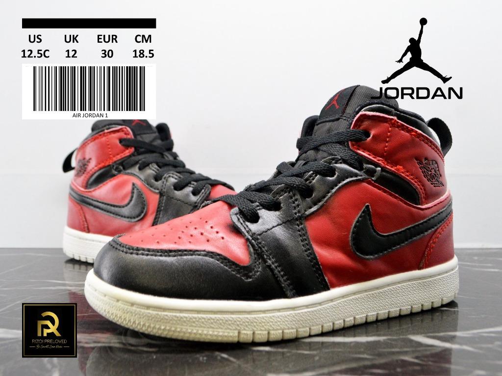 Jordan 1 cm size hotsell