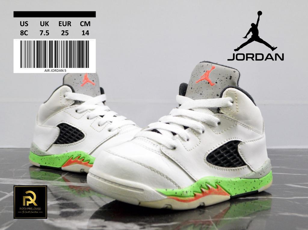 Air Jordan 5 Size 14 cm Babies Kids Babies Kids Fashion on