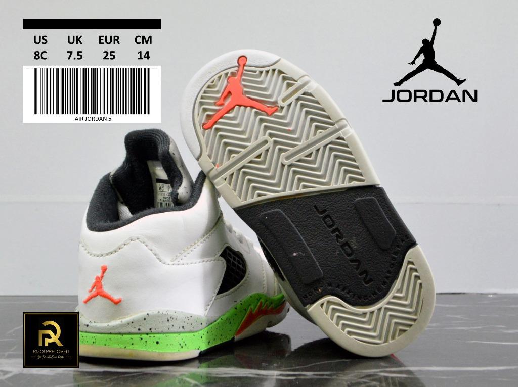 Air Jordan 5 Size 14 cm Babies Kids Babies Kids Fashion on