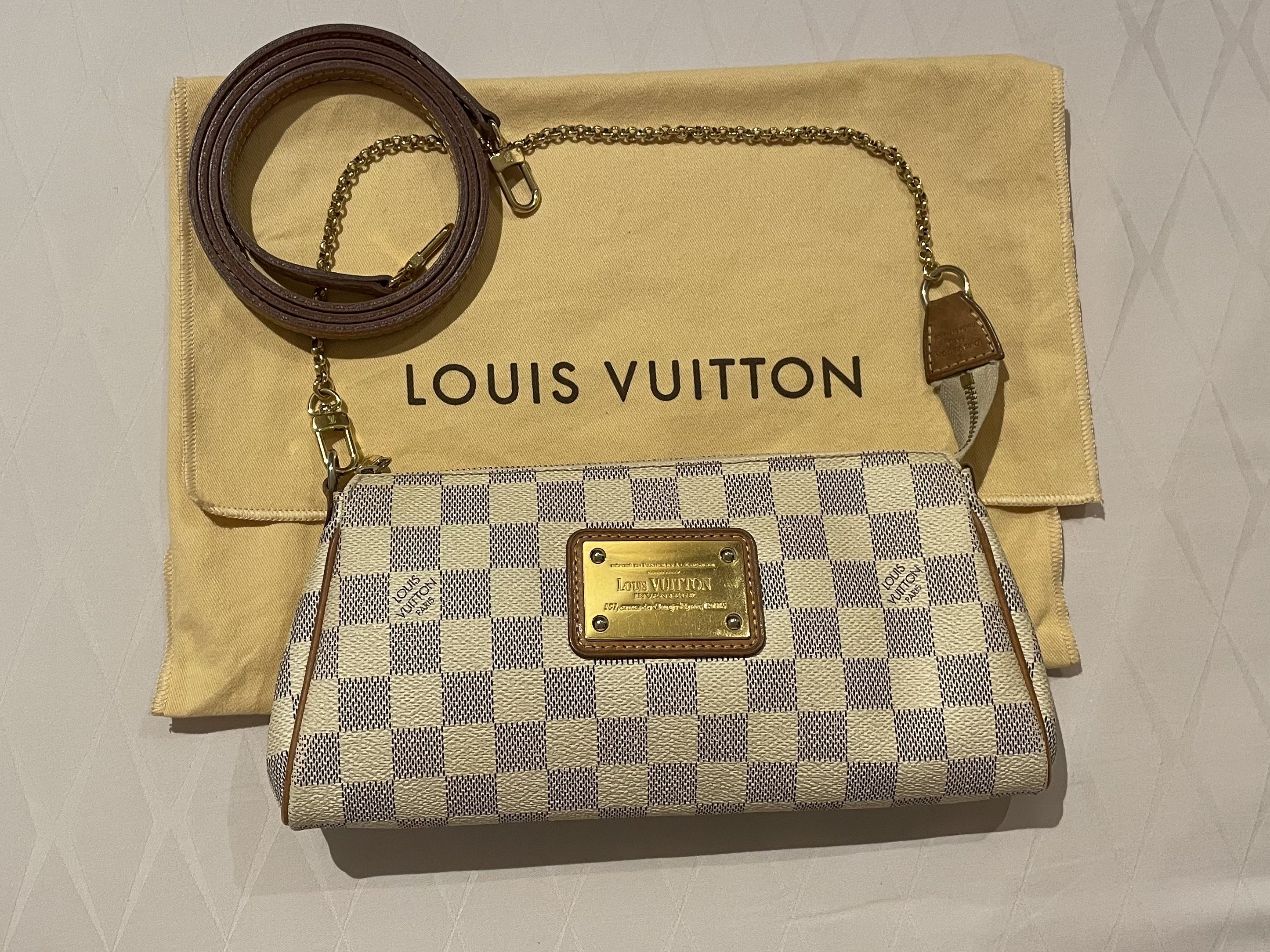 Authentic LV Eva clutch Azure #lyn_luxurycloset2 #louisvuitton #Eva#Cl