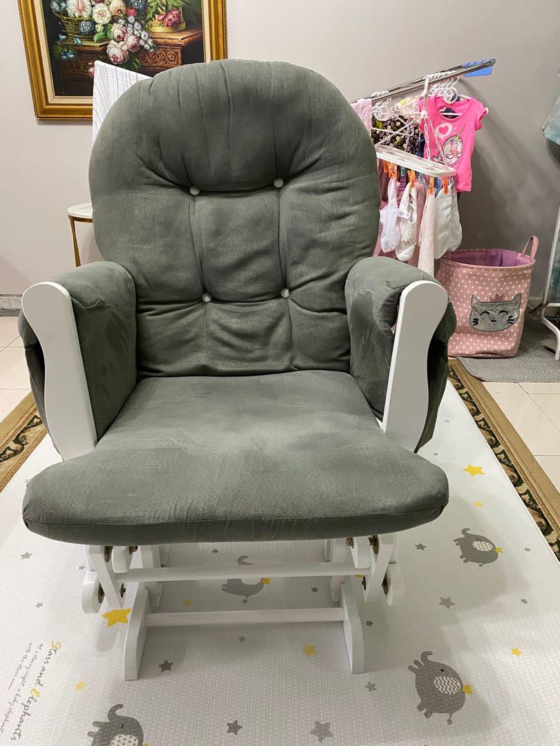 Glider chair with footstool deals