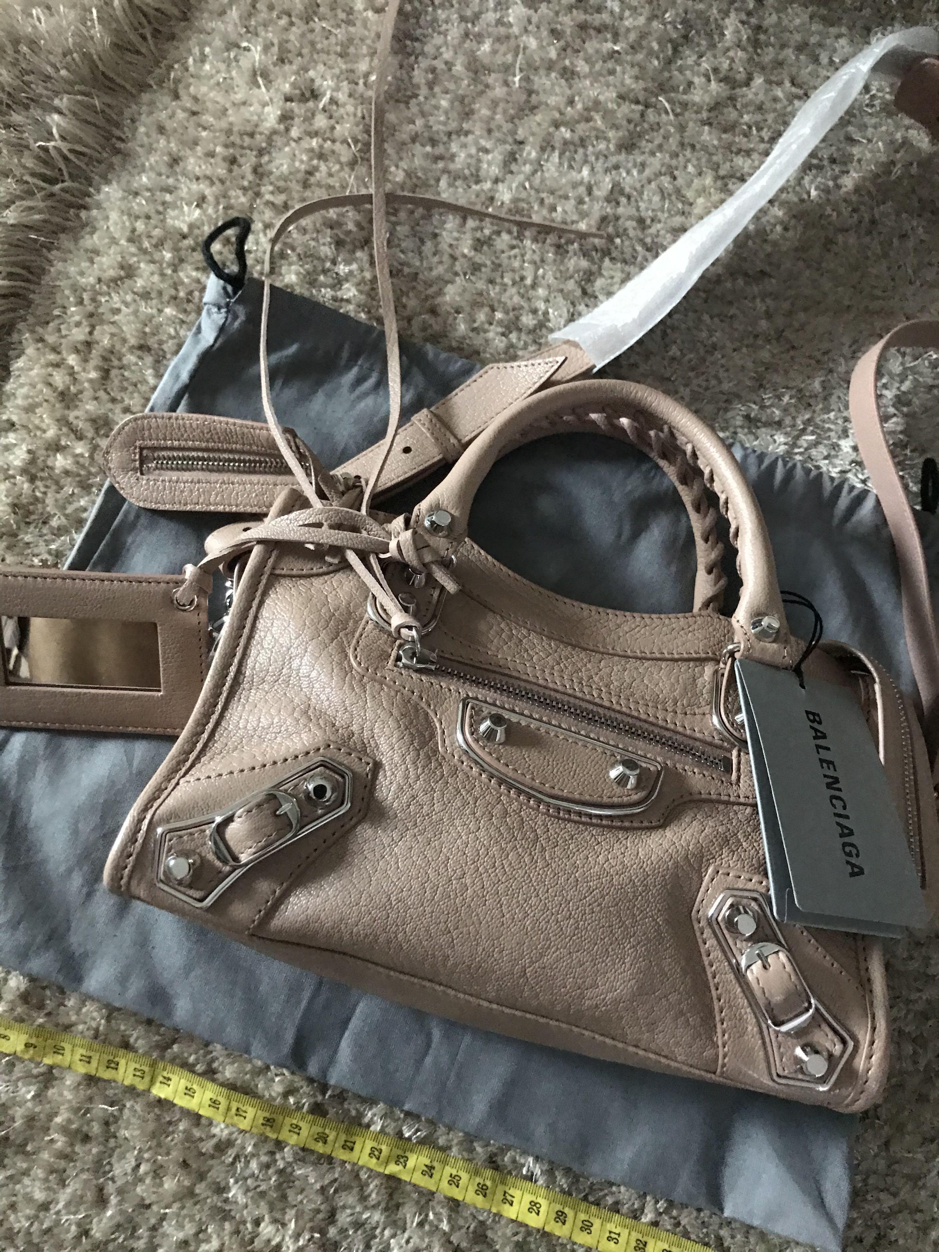 Balenciaga mini city metallic edge rosedesables SHW bag tas balenciaga new complete set authentic