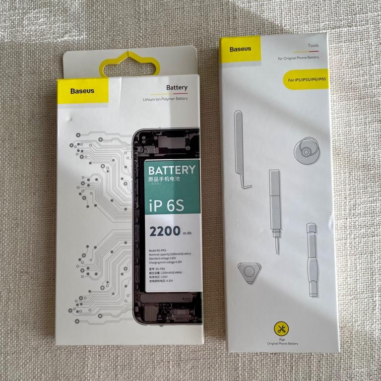 Baseus Iphone 6s Battery Replacement Kit Audio Portable Audio Accessories On Carousell