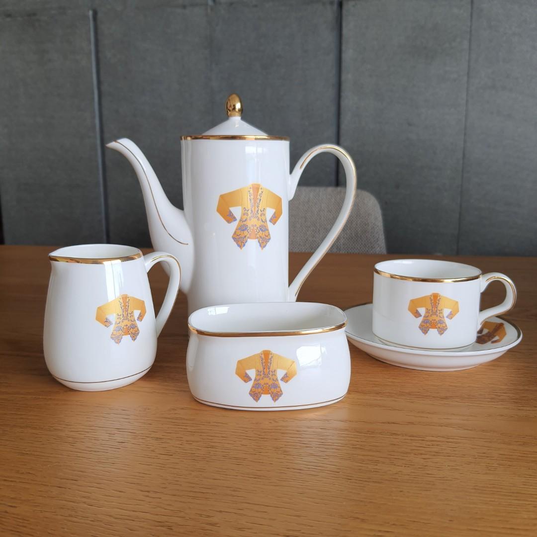 Batik Tea Set, Furniture & Home Living, Kitchenware & Tableware, Coffee