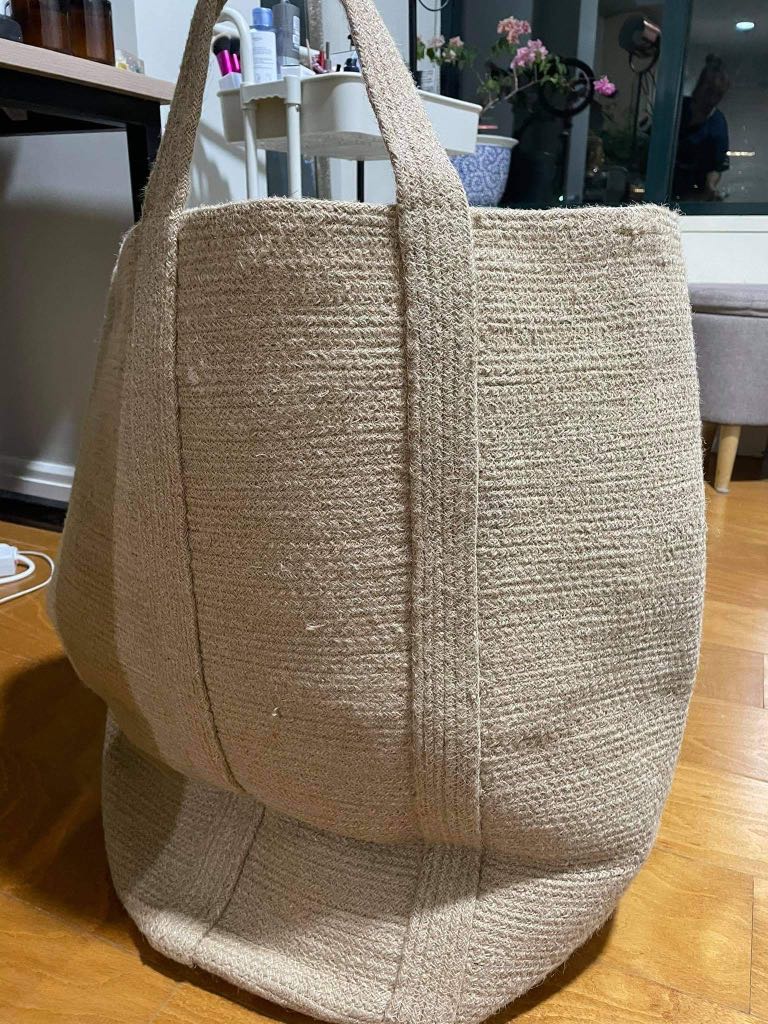 big woven bag