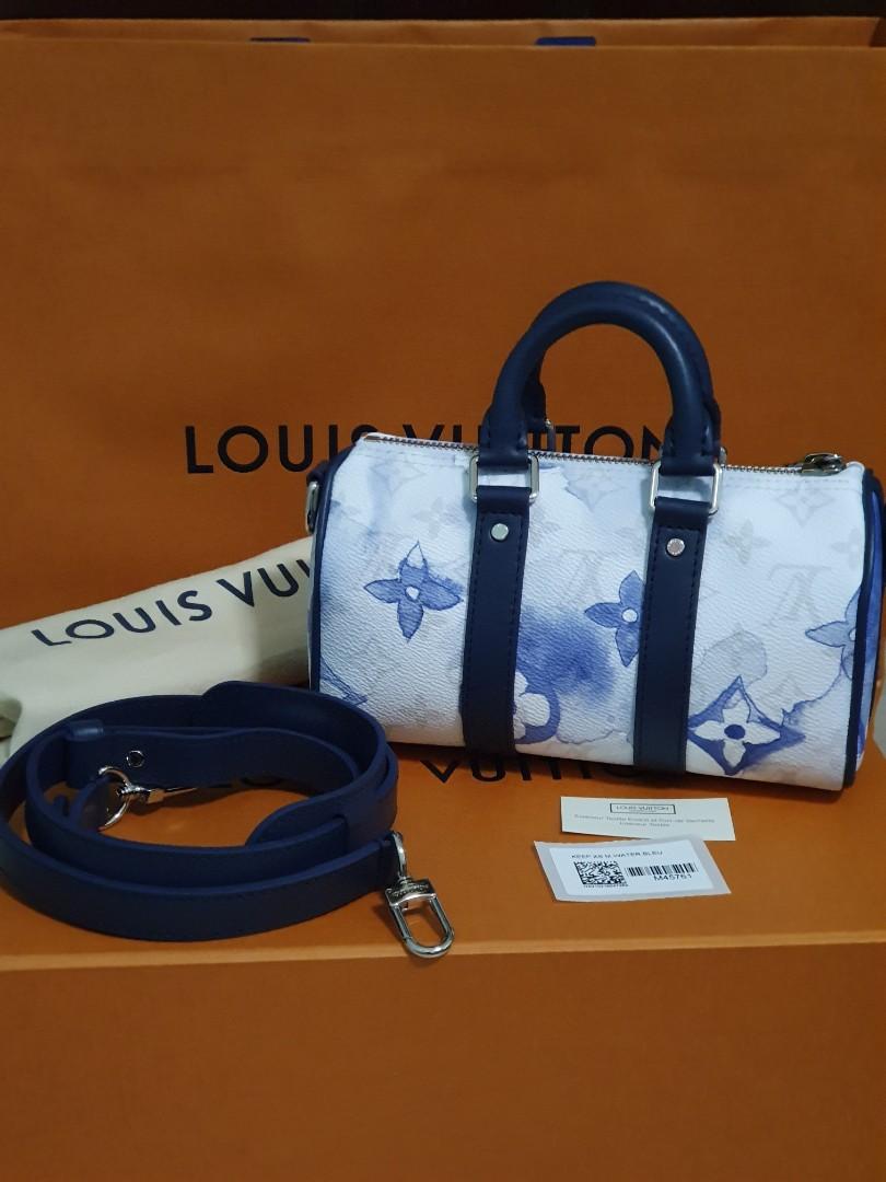 Louis Vuitton Sac Plat Zippe Ink Watercolor in Cowhide Leather