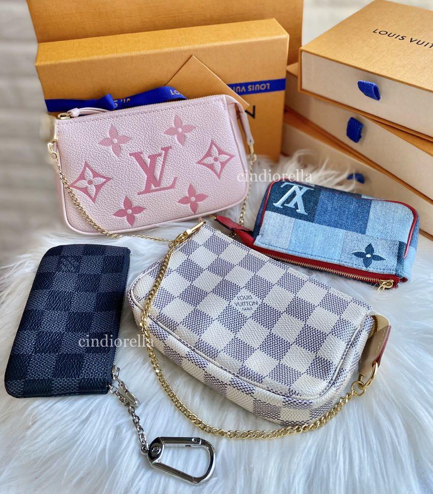 Brand New Authentic Louis Vuitton LV Pochette Cles Key Pouch, Denim Micro  Pochette, Mini Pochette Accessoires, Luxury, Bags & Wallets on Carousell