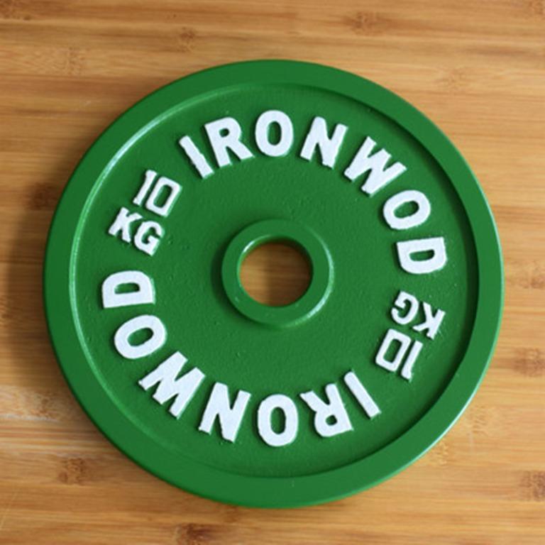 Calibrated Metal Weight Plates Powerlifting IRONWOD with Microplates
