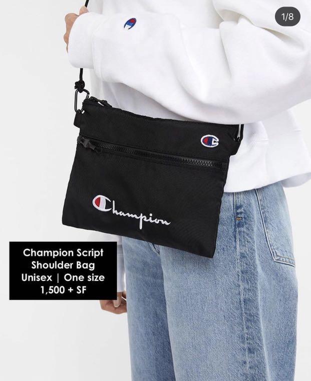 champion script sling bag