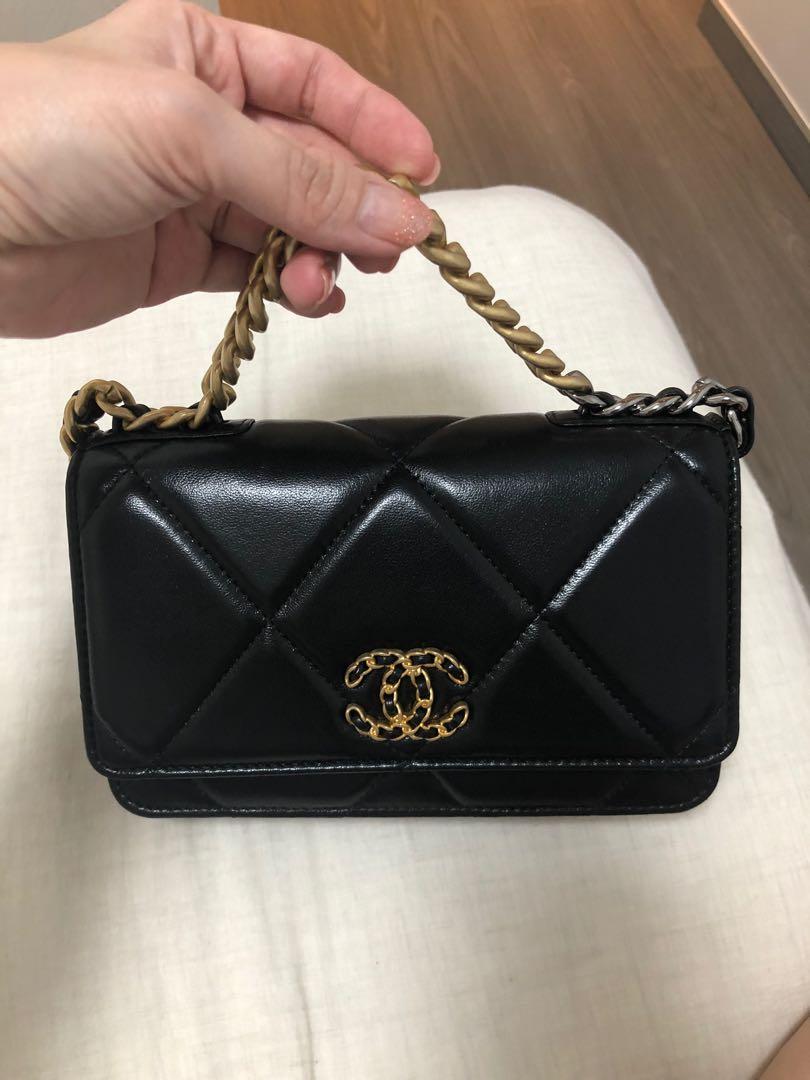 Chanel 19 Wallet on Chain (WOC), Luxury, Bags & Wallets on Carousell