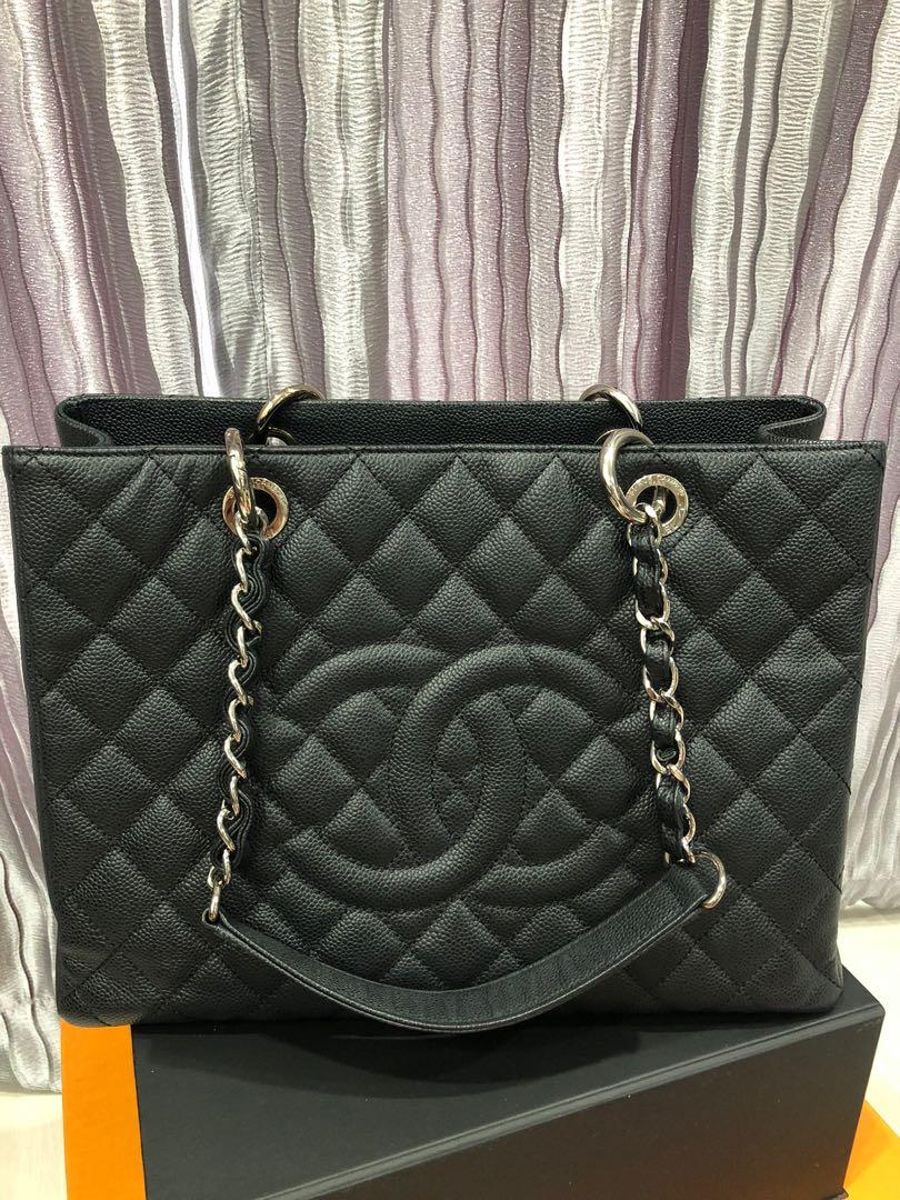 💖 Chanel GST Grand Shopping Tote in SHW 💖 (Discontinued), Luxury