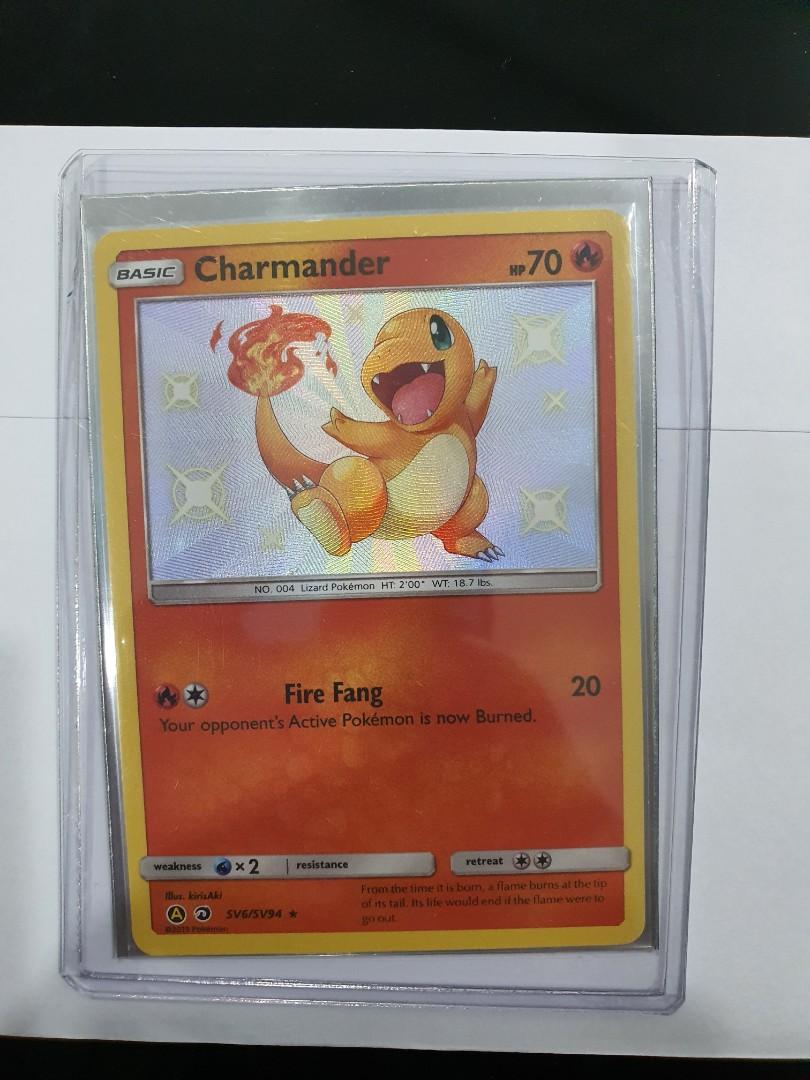 Charmander Shiny Sv Pokemon Tcg Hidden Fates Hobbies Toys Toys Games On Carousell