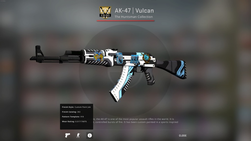 CSGO AK-47 Vulcan FN, Video Gaming, Gaming Accessories, Game Gift Cards ...