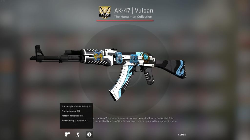 CSGO AK47 Vulcan FN, Video Gaming, Gaming Accessories, Game Gift Cards