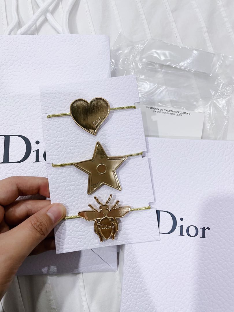 DIOR novelty hair accessories hair elastic set Christian Dior Japan NEW F/S